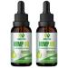 Hemp Oil Drops High Potency - 2 000 000 Maximum Strength Organic Hemp Oil Tincture - Pure C02 Extraction Vegan Non-GMO Pack of 2
