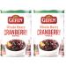 Gefen Whole Berry Cranberry Sauce, 16oz (2 Pack) No High Fructose Corn Syrup
