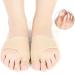 Toe Splint and Bunion Relief Protector Sleeves Kit Silicone Bunion Straightener Hallux Valgus Corrector Foot Care Pain L