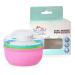 THE LITTLE LOOKERS Portable Baby Skin Care Baby Powder Puff with Box Holder Container for New Born and Kids for Baby Face and Body (Pink)