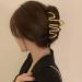 Gold French Wave Hair Claw Clip - Elegant Hair Barrette for Women and Girls - Buy Online on GoSupps.com