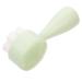 Healeved Face Brush Face Exfoliator Facial Brush Tool Facial Cleansing Tool Manual Facial Brush Pore Deep Cleansing Brush Skin Care Brush Face Washing Cleaner Facial Cleansing Brush 12.5X5X5CM Green