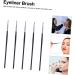 Balacoo 15 Pcs Fine Eyeliner Brush Gel Eyeliner Eye Liner Applicator Eyeliner Applicator Eye Shadow Cosmetic 18x0.4cmx3pcs Blackx3pcs - Buy Online on GoSupps.com