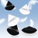 Auauy 6 PCs Triangle Makeup Powder Puff - Washable & Reusable Face Sponges for Loose Powder & Foundation (3 Black + 3 White) - Buy Online on GoSupps.com