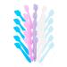Leadigol 100pcs Cosmetic Spatula for Makeup Face Mask Plastic Spoon Mini Cosmetic Spatula Scoop Face Mask DIY Accessories for Mixing and Sampling
