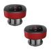 Cupping Set 2PCs Electrical cupping set Smart red light Electrical cupping therapy device with 12 corridors cupping therapy set Electrical cupping massager for the neck Red Type B 2 packs