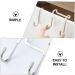 NAMOARLY 6pcs Back of Door Hooks Hat Wall Hooks Kitchen Cabinet Hooks S Hook Stainless Steel Cupboard - Buy Online on GoSupps.com