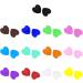Foloda 10 Pairs Slipproof Glasses Earrings Hooks - Tiny Heart-Shaped Colorful Ear Grip Holders for Sports & Daily Wear - Buy Online on GoSupps.com
