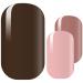 Avoa Beauty nail film -"stoned" gradient stone colors pink brown beige multi -colored design 16 thin self -adhesive long -lasting nail wraps