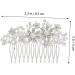 minkissy Barrettes for Women Pearl Hair Accessories Pearl Hair Clip Hair Jewels for Women Women's Hair Accessories Pearl Hair Pin Bridal Hair Clip Flower Hair Comb Pearlescent Blush Bride - Buy Online on GoSupps.com