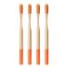 4 pieces of toothbrush made of bamboo toothbrush with long grip sensitive toothbrush organically natural toothbrush children toothbrush hand toothbrush wood handle travel so soft