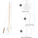 HAKIDZEL 1Set Earwax Cleaning Kit Ear Tools with Plume Sticks for Gentle Ear Care for Home Use Travel Design Convenient Easy to Use - Buy Online on GoSupps.com