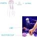 6PCs Glowing Jellyfish Aquarium Decoration | Bright Artificial Ornaments for Fish Tanks - Buy Online on GoSupps.com