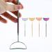 Moon Shape Eyelash Inspection Mirror - Stainless Steel Golden Eyelash Grafting Tool for Perfect Makeup - Buy Online on GoSupps.com