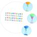 Bestonzon 120 PTH Mini Sand Clock - Miniature Hourglass Countdown Timer for Kitchen Office & School - 6 Colorful Pieces (6.7x2.8cm) - Buy Online on GoSupps.com