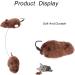 QYNuLi Clockwork Mouse Toy Plush Interactive Cat Toy Cute Moving Mouse Toy for Hard Surfaces and Flat Surfaces (Random Color) - Buy Online on GoSupps.com