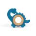 Gr npecht organic bites made of natural rubber with wooden ring dental aid & toys massages gums BPA freely promotes fine motor skills dinosaurs blue (688-00)