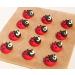 12 Sugar Mini Ladybirds - Beautiful Edible Cake Decorations - Buy Online on GoSupps.com