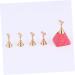 POPETPOP Nail practice nail bracket nail art display stand nail tip display base fingernail practice stand chessboard finger stand manicure nail display rack strong magnet 10x7cm Pink - Buy Online on GoSupps.com