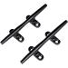 MIZUGIWA 4 Inch Boat Cleat Marine 316 Stainless Steel Open Base Deck Cleat Black - Set of 2 - Buy Online on GoSupps.com