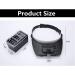 Headhand Magnifier Glasses with Lamp Old Man Reading Magnifier 1.2X 1.8X 2.5X 3.5X HD Lens Repair Circuit Board Mobile Phone Watch Identification Coin Calligraphy Stamp Tool Made in China - Buy Online on GoSupps.com