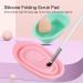Dajidafu Makeup Brush Cleaning Mat Reusable Folding Cosmetic Tools Washing Pad Portable Eyeliner Applicators Scrubber Household Green - Buy Online on GoSupps.com