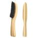 Frcolor 3-Pack Wooden Beard Brush for Men | Mustache Comb & Stubble Brush | Hairdresser Styling Tool | Bamboo Care Oil Brush - Buy Online on GoSupps.com