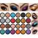 Phoera Morocco Glitter Metallic Eyeshadow Palette - Waterproof, Long-Lasting, High Pigment Formula - Buy Online on GoSupps.com