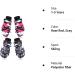 SATINIOR 2 Pairs Kids Waterproof Ski Mittens - Rose Red & Gray - 5-10 Years - Buy Online on GoSupps.com