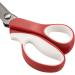 Pinking Shears Set - 2 PCS Serrated & Scalloped Edges Zig-zag Scissors by Kalatic KT-002-D Red - Ideal for Fabric, Leather, and Paper Crafting - Buy Online on GoSupps.com