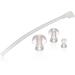 Hiibaby 3 Pieces ear plugs Hearing Aid aids Eartip ear tip ear tips Tubing ear pieces piece-hearing aid tube about 9cm length BTE Hearing Aid Aids Domes and Tube Kit - Buy Online on GoSupps.com