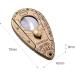 Cigar Cutter accessories Cigar Guillotine Stainless Steel Double Sharp Cut Blade Red Copper Carved Pattern Exquisite Metal Cigar Clippers Scissors Cigar Accessories Tools Gift for Cigar Lovers (Color - Buy Online on GoSupps.com