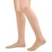 TOFLY Medical Compression Stockings 20-30 mmHg Knee High Compression Socks XL 20-30mmhg Closed-toe Beige