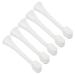 PLAFOPE 5pcs Thousand-Hair Toothbrush Head Reusable Toothbrush Heads Teeth Cleaning Brush Heads Electric Soft Toothbrush Heads Toothbrush Heads Refills White Pp Replace Substitute