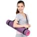 Bluelans Durable Cotton Yoga Mat with Carrying Strap - Premium Black Yoga Mat for Comfort & Stability - International Shipping Available - Buy Online on GoSupps.com