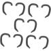 ULTECHNOVO Ear Corrector Tool - Silicone Auricle Corrector for Newborns - 20 Pairs - Black - Pack of 1 - Buy Online on GoSupps.com