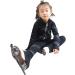 LIUHUO Girls Fleece Ice Skating Pants & Overboots Set | Kids Figure Skating Leggings 10-12 Years - Buy Online on GoSupps.com