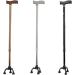 Walking Stick Elderly Crutches Three Feet Non Slip Cane Telescopic Height Adjustable Household Crutches White Black Practical Elegant - Buy Online on GoSupps.com