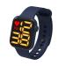 Ysoom Digital Watches for Children Boys LED Sports Watch Waterproof Electronic Clock with Square Touchscreen Children's Electronic Watches Blue1