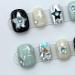 Ruarby Gothic Short Press on Nails Handcrafted Round Accessories False Stick on Nails for Women and Girls - Buy Online on GoSupps.com