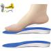 NOLITOY Heavy-Duty Orthotic Insoles for Flatfoot | Supportive Shoe Pads for Sports | Plantar Inserts for Adults - 29.5x10.1cm - Buy Online on GoSupps.com