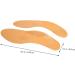 KALLORY Orthopedic Insoles - High Arch Foot Pads Silicone Gel Support Breathable Leather Bracers for Arch Correction - Comfortable & Durable Foot Arch Support (24x8x2.6cm - Buy Online on GoSupps.com