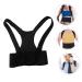 Beavorty Hunchback Belt Support & Posture Straightener for Heating Pad - Upper Back Support Bracket for Men - Black Fabric - Buy Online on GoSupps.com