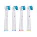 Oral B Compatible Replacement Electric Toothbrush Heads Premium Electric Toothbrushes Adults Heads 4 Pack for Braun Toothbrush Handles Superior Cleaning and Plaque Removal White 4 Count (Pack of 1)