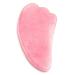 Natural Pink Rose Quartz Stone Guasha Board for SPA Acupuncture Therapy Trigger Point Treatment Jade Stone for Face to Lift Decrease Puffiness and Tighten