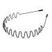 3-Piece Metal Hair Band Set | Unisex Non-Slip Headbands for Sports & Yoga | 90s Style Accessories - Buy Online on GoSupps.com