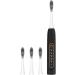 Shop Botiniv Electric Toothbrush for Adults - Compact Cordless 5 Modes Includes 2 Brush Heads | Ideal for Home Use Black - Buy Online on GoSupps.com