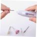 Ipetboom 1set Nail Polisher Professional Nail File Professional Electric Nail Kit Battery Nail Sander Electric Manicure File Hair Double Bun Mini Abs Manicure Tools White - Buy Online on GoSupps.com