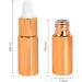 Tianzd 6 Pack 5ml Chrome Pink Drip Bottles with Glass Pipette - Perfect for Perfume & Essential Oils - Buy Online on GoSupps.com
