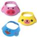 JINHENB 3Pcs Baby Bathing Cap Adjustable Kids Shower Cap Shampoo Shower Protection Safety Visor Shield HatBathing Protection Cap for Toddler Baby Kids (Cartoon 2)